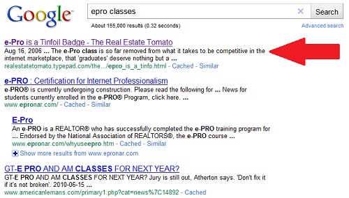 e-pro-google-screenshot